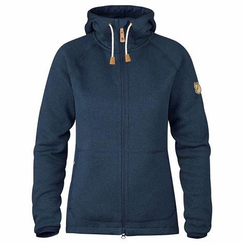 Fjällräven Övik Fleece Navy Singapore For Women (SG-687681)